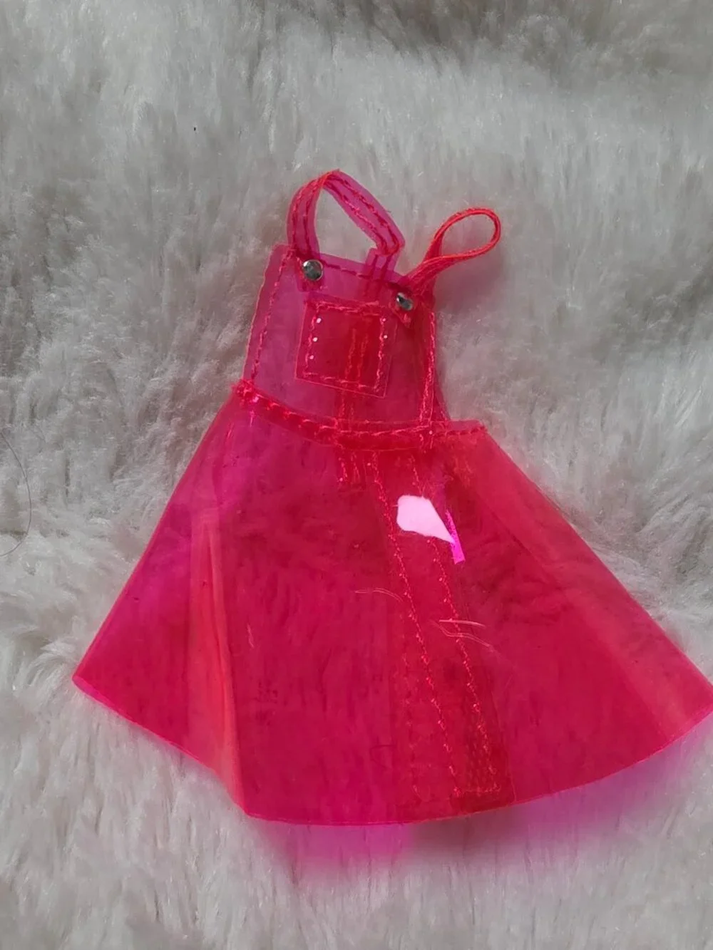 LOL OMG Fierce Doll Neonlicious Replacement Pink Translucent Skirt Dress Piece